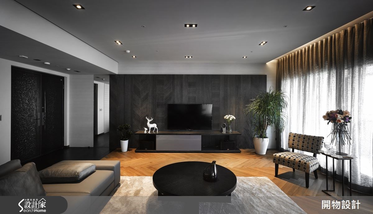 80坪新成屋(5年以下)＿現代風客廳案例圖片＿開物設計＿開物_22之2