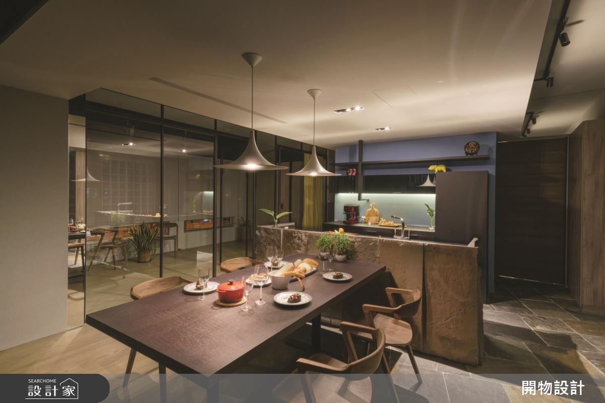 40坪中古屋(5~15年)＿現代風餐廳中島案例圖片＿開物設計＿開物_26之17