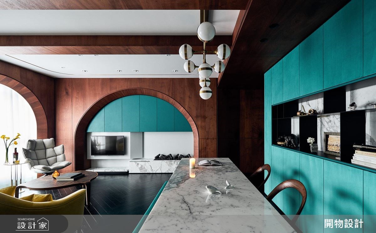 27坪新成屋(5年以下)＿混搭風客廳餐廳案例圖片＿開物設計＿開物_28之4