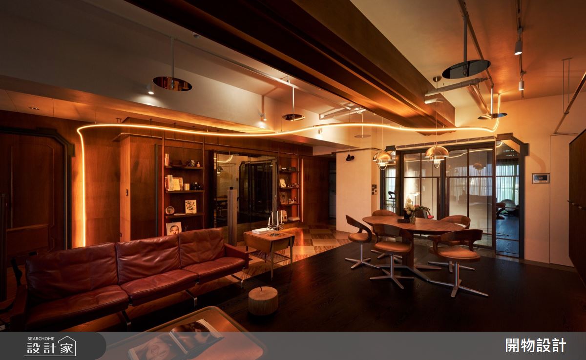 40坪新成屋(5年以下)＿混搭風客廳餐廳案例圖片＿開物設計＿開物_32之5