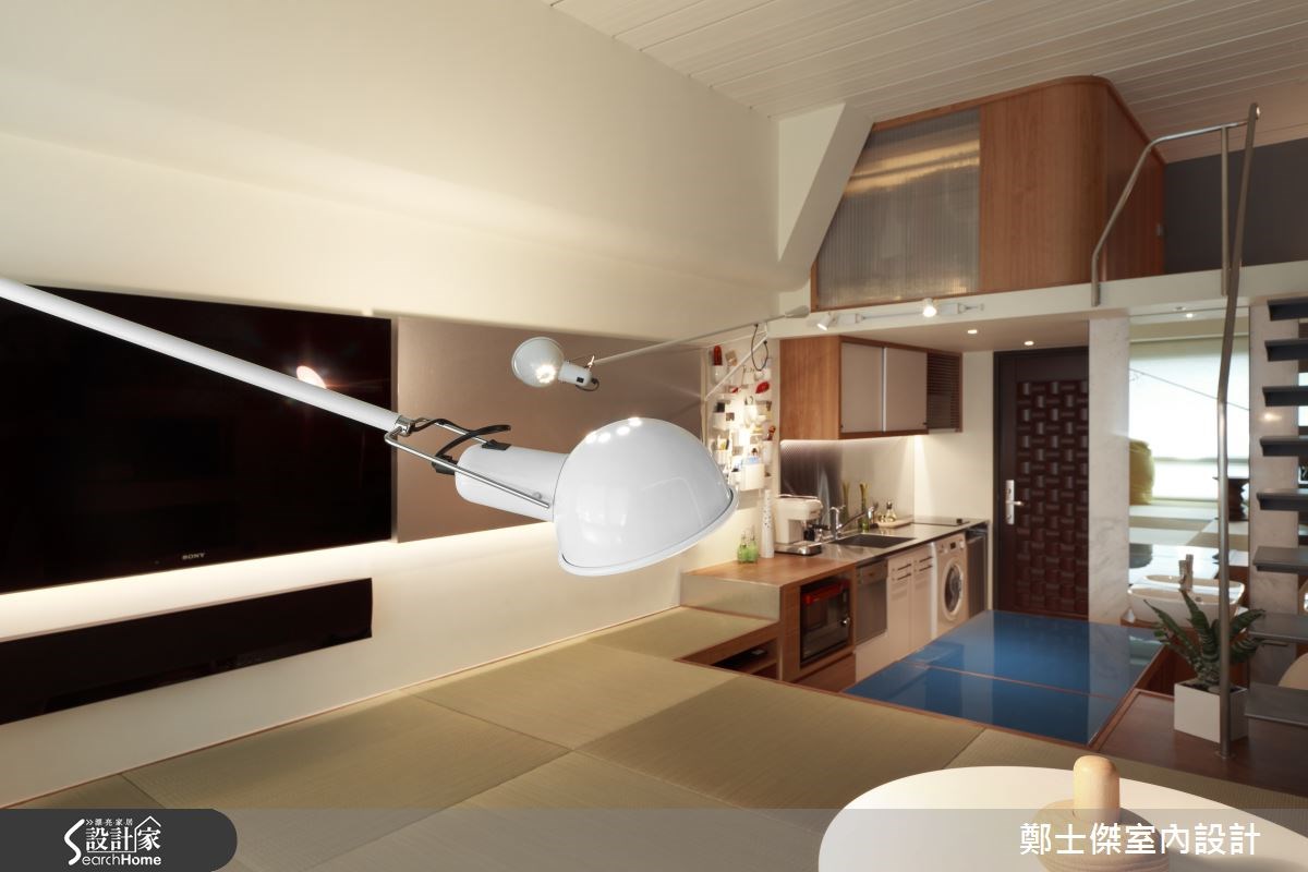 8坪新成屋(5年以下)＿客廳廚房案例圖片＿鄭士傑設計有限公司＿鄭士傑_02之13