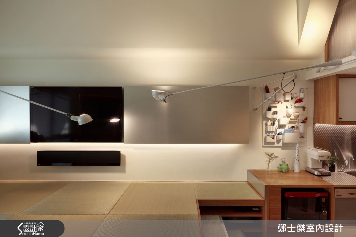 8坪新成屋(5年以下)＿客廳廚房案例圖片＿鄭士傑設計有限公司＿鄭士傑_02之18