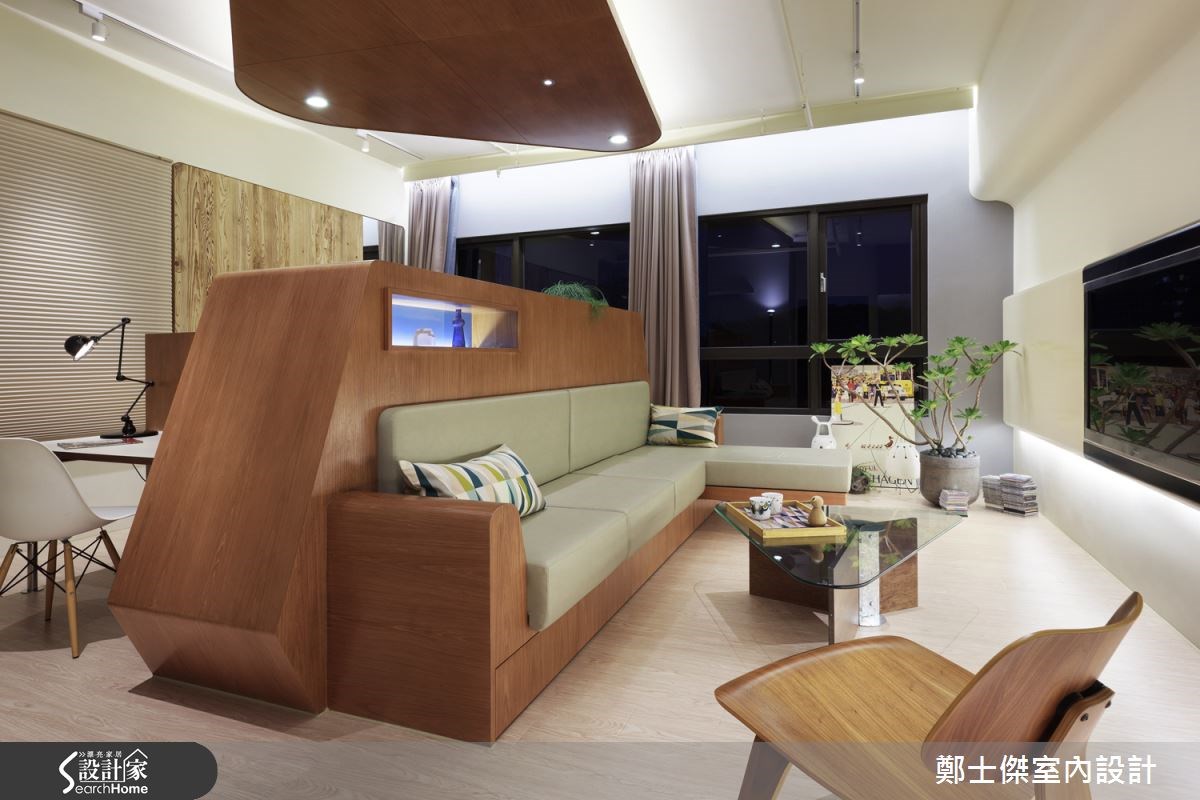10坪新成屋(5年以下)＿混搭風客廳案例圖片＿鄭士傑設計有限公司＿鄭士傑_06之3