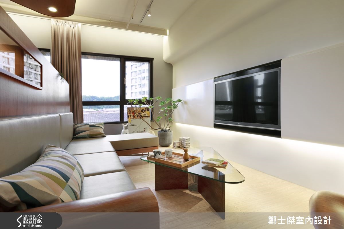 10坪新成屋(5年以下)＿混搭風客廳案例圖片＿鄭士傑設計有限公司＿鄭士傑_06之4
