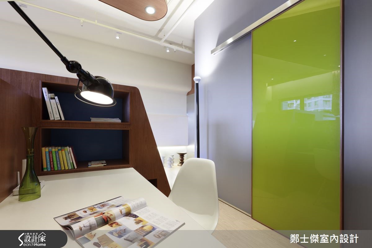 10坪新成屋(5年以下)＿混搭風工作區案例圖片＿鄭士傑設計有限公司＿鄭士傑_06之14