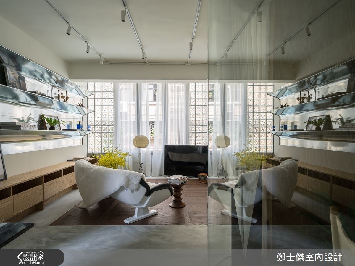 25坪老屋(16~30年)＿現代風客廳案例圖片＿鄭士傑設計有限公司＿鄭士傑_12之1