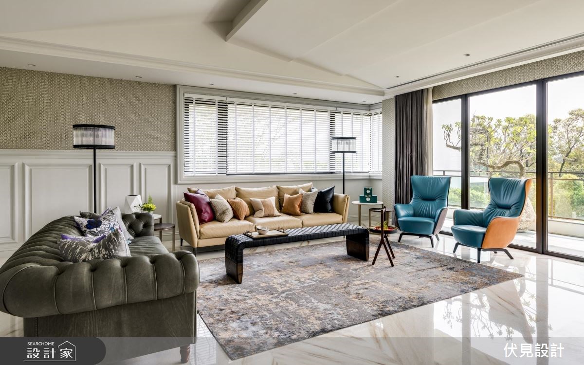 150坪新成屋(5年以下)＿混搭風案例圖片＿伏見設計事業有限公司＿伏見_誠泰大院之4