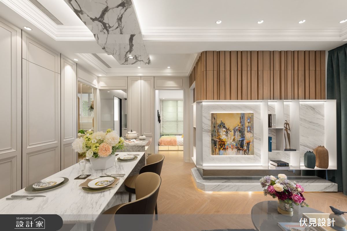 36坪新成屋(5年以下)＿混搭風餐廳案例圖片＿伏見設計事業有限公司＿伏見_新月天地之3