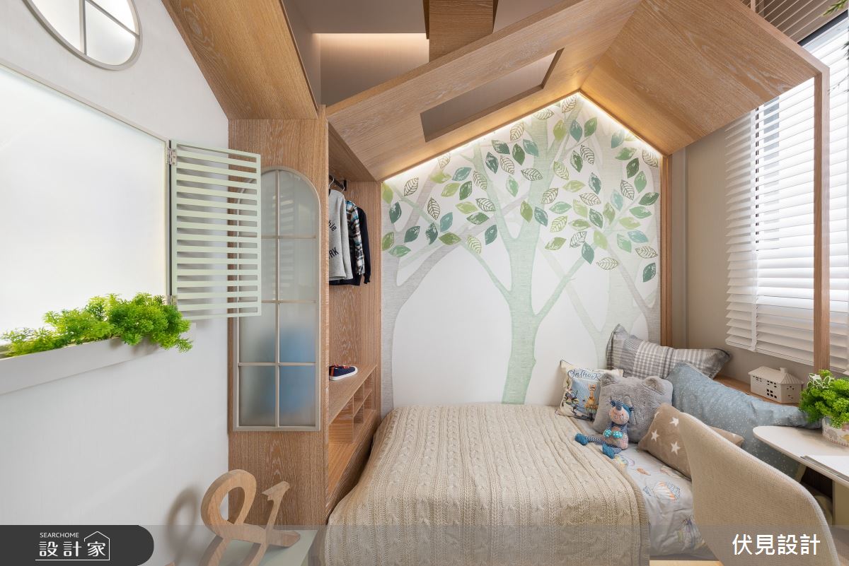 36坪新成屋(5年以下)＿混搭風兒童房兒童房案例圖片＿伏見設計事業有限公司＿伏見_新月天地之9
