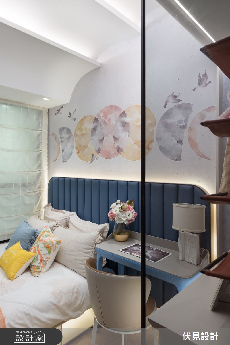 36坪新成屋(5年以下)＿混搭風臥室案例圖片＿伏見設計事業有限公司＿伏見_新月天地之10