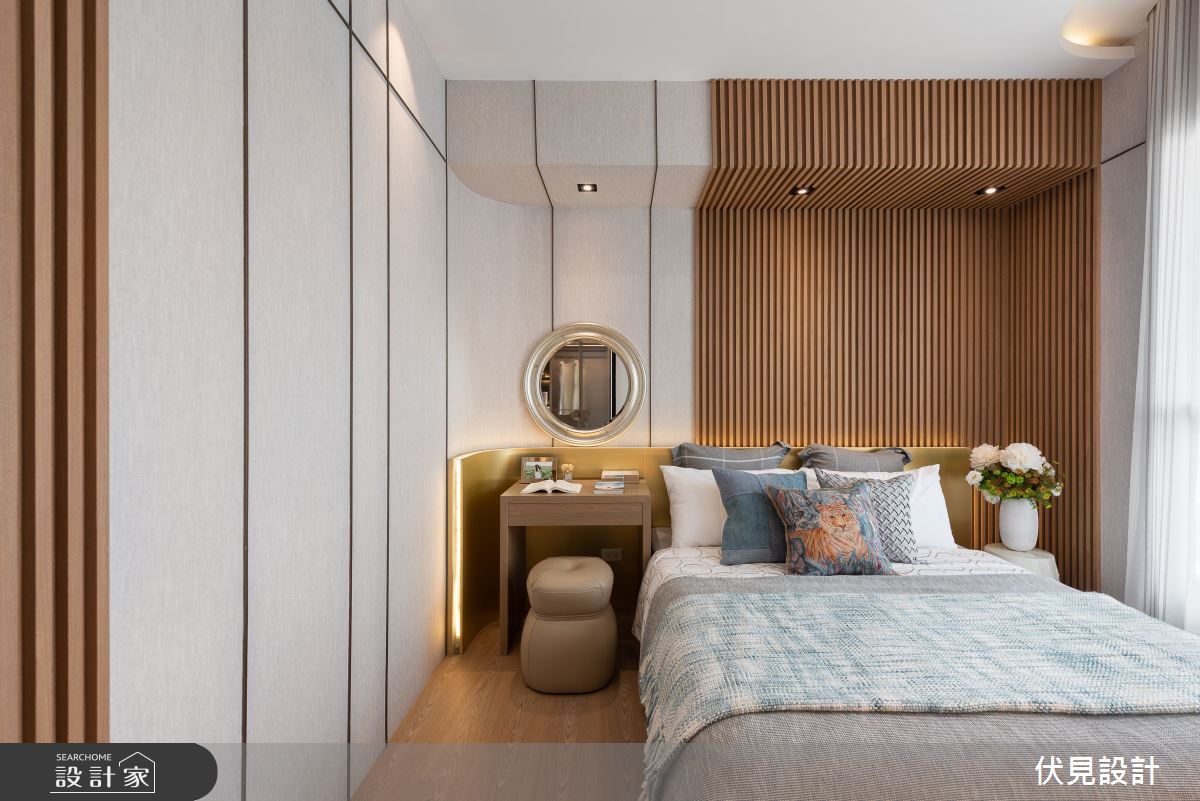 36坪新成屋(5年以下)＿混搭風臥室案例圖片＿伏見設計事業有限公司＿伏見_新月天地之13