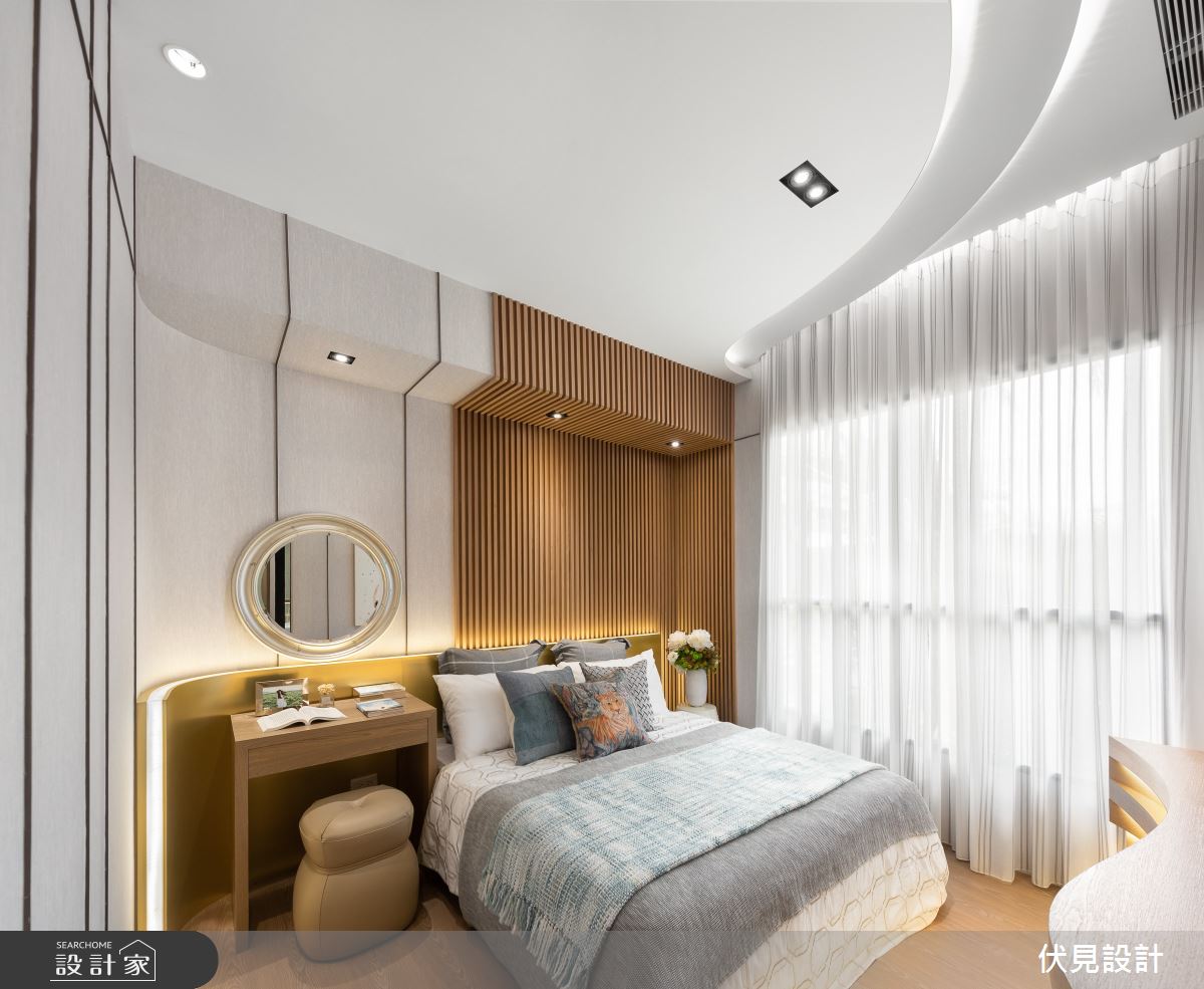 36坪新成屋(5年以下)＿混搭風臥室案例圖片＿伏見設計事業有限公司＿伏見_新月天地之16
