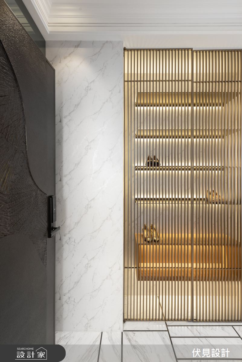 36坪新成屋(5年以下)＿混搭風玄關案例圖片＿伏見設計事業有限公司＿伏見_新月天地之17