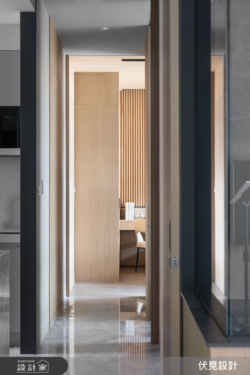 76坪新成屋(5年以下)＿人文禪風走廊案例圖片＿伏見設計事業有限公司＿伏見_竹風青庭之8