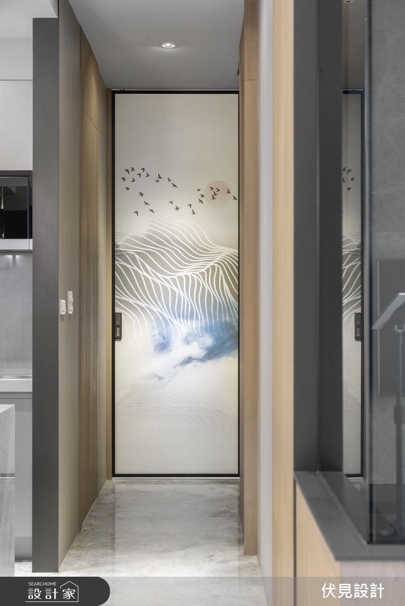 76坪新成屋(5年以下)＿人文禪風走廊案例圖片＿伏見設計事業有限公司＿伏見_竹風青庭之7