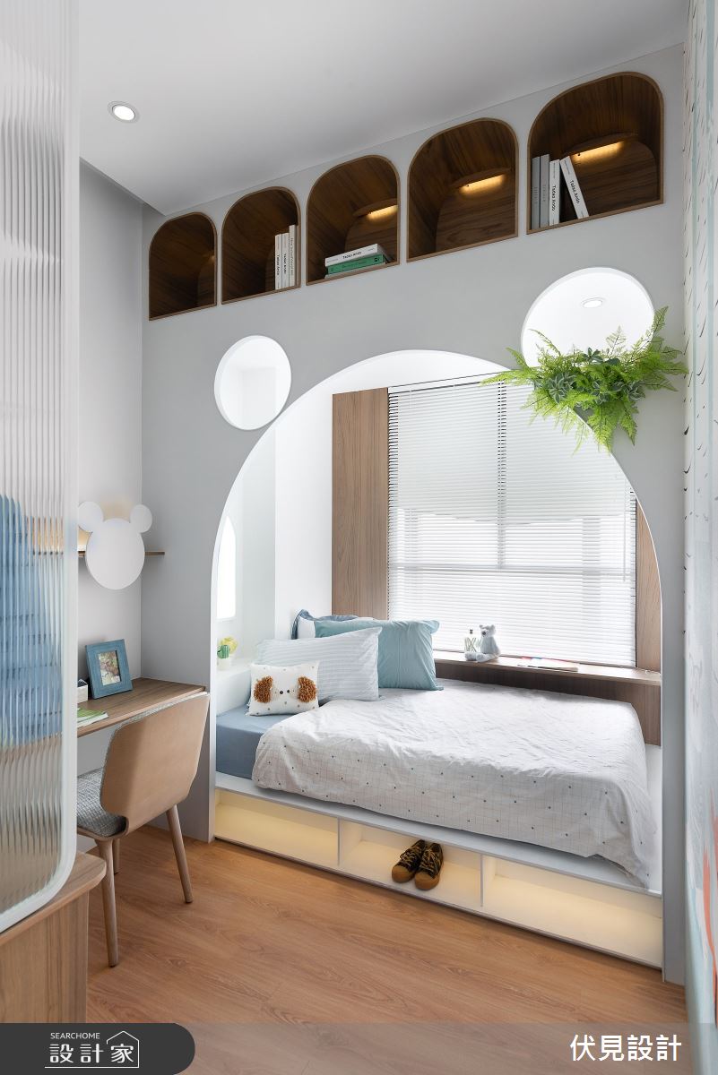 41坪新成屋(5年以下)＿美式風兒童房兒童房案例圖片＿伏見設計事業有限公司＿伏見_帝國花園之13