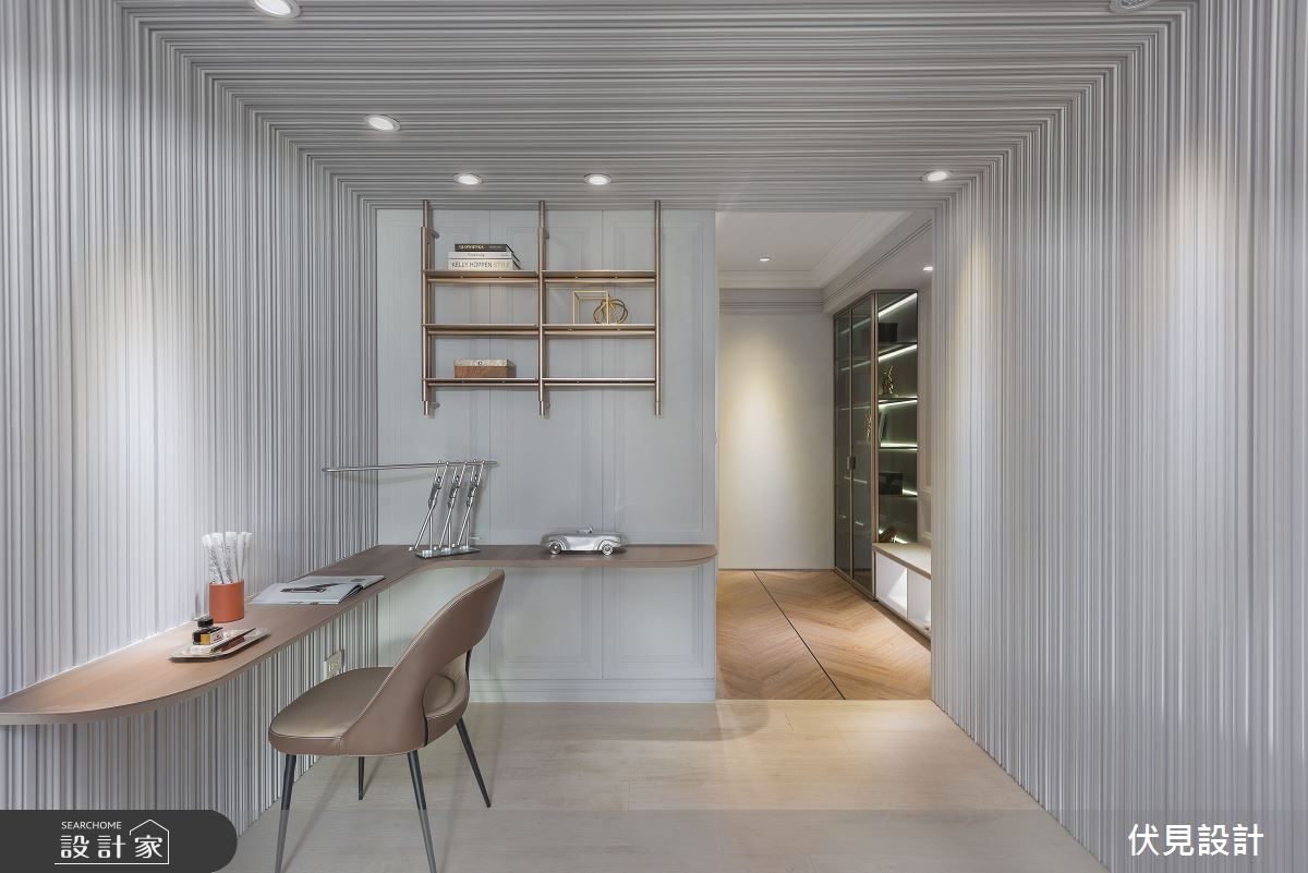 36坪新成屋(5年以下)＿奢華風工作區案例圖片＿伏見設計事業有限公司＿伏見_河家歡之8
