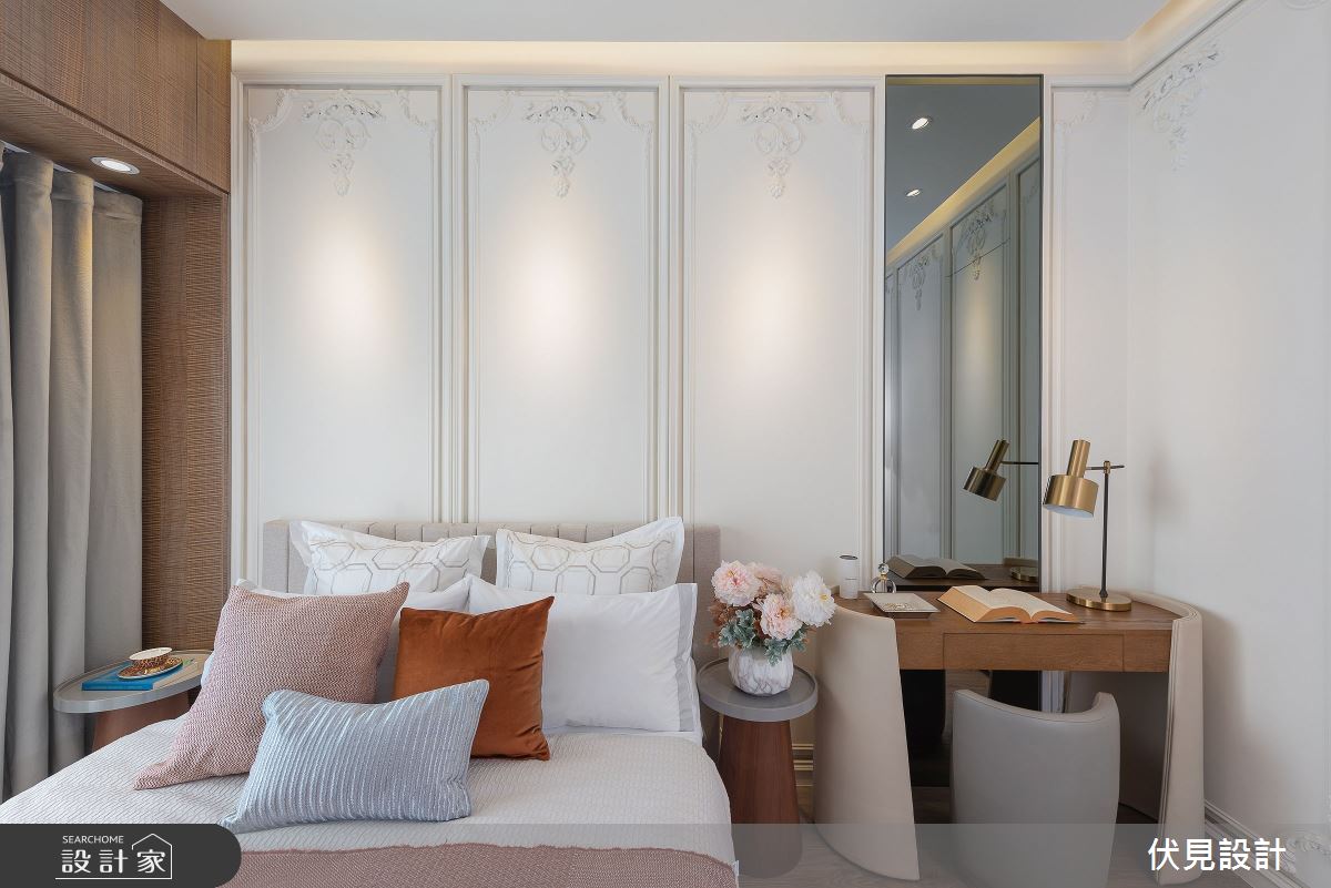 36坪新成屋(5年以下)＿奢華風臥室案例圖片＿伏見設計事業有限公司＿伏見_河家歡之10