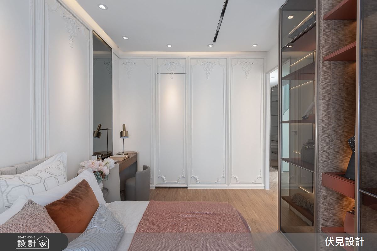 36坪新成屋(5年以下)＿奢華風臥室案例圖片＿伏見設計事業有限公司＿伏見_河家歡之12