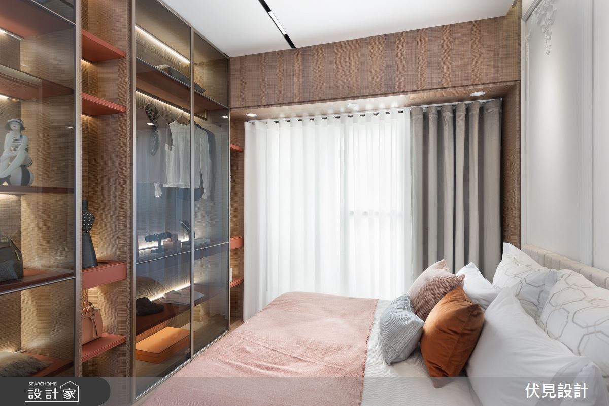 36坪新成屋(5年以下)＿奢華風臥室案例圖片＿伏見設計事業有限公司＿伏見_河家歡之11