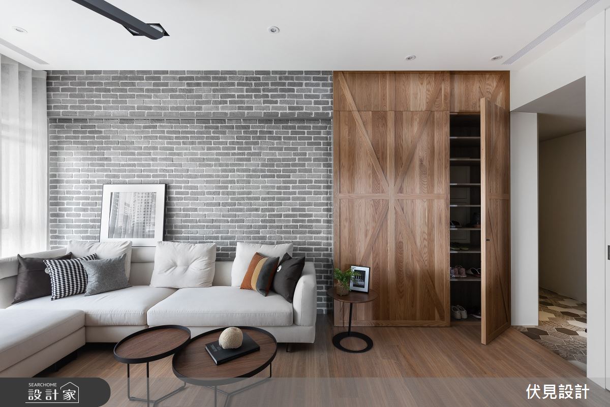 42坪新成屋(5年以下)＿工業風客廳案例圖片＿伏見設計事業有限公司＿伏見_長耀雙峰匯之4
