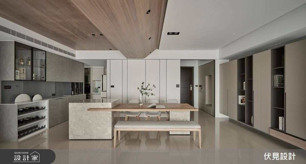 70坪新成屋(5年以下)＿混搭風餐廳案例圖片＿伏見設計事業有限公司＿伏見_淡水天駿之12