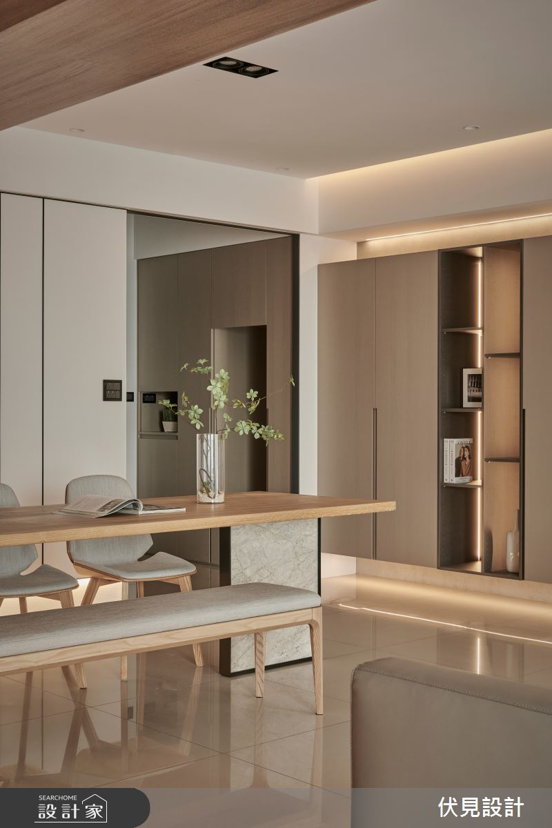 70坪新成屋(5年以下)＿混搭風餐廳案例圖片＿伏見設計事業有限公司＿伏見_淡水天駿之14