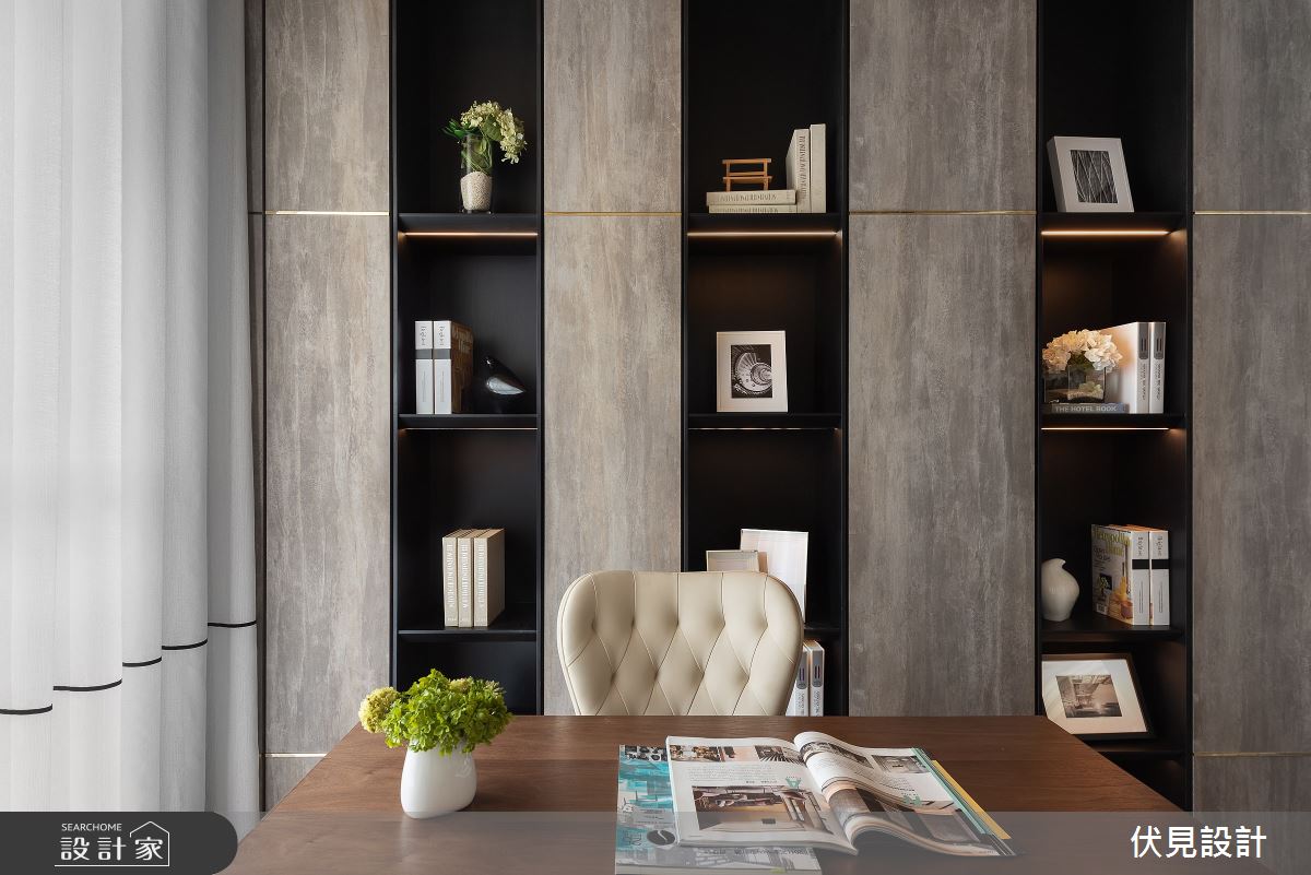 68坪新成屋(5年以下)＿美式風書房案例圖片＿伏見設計事業有限公司＿伏見_三本千晴_A之9