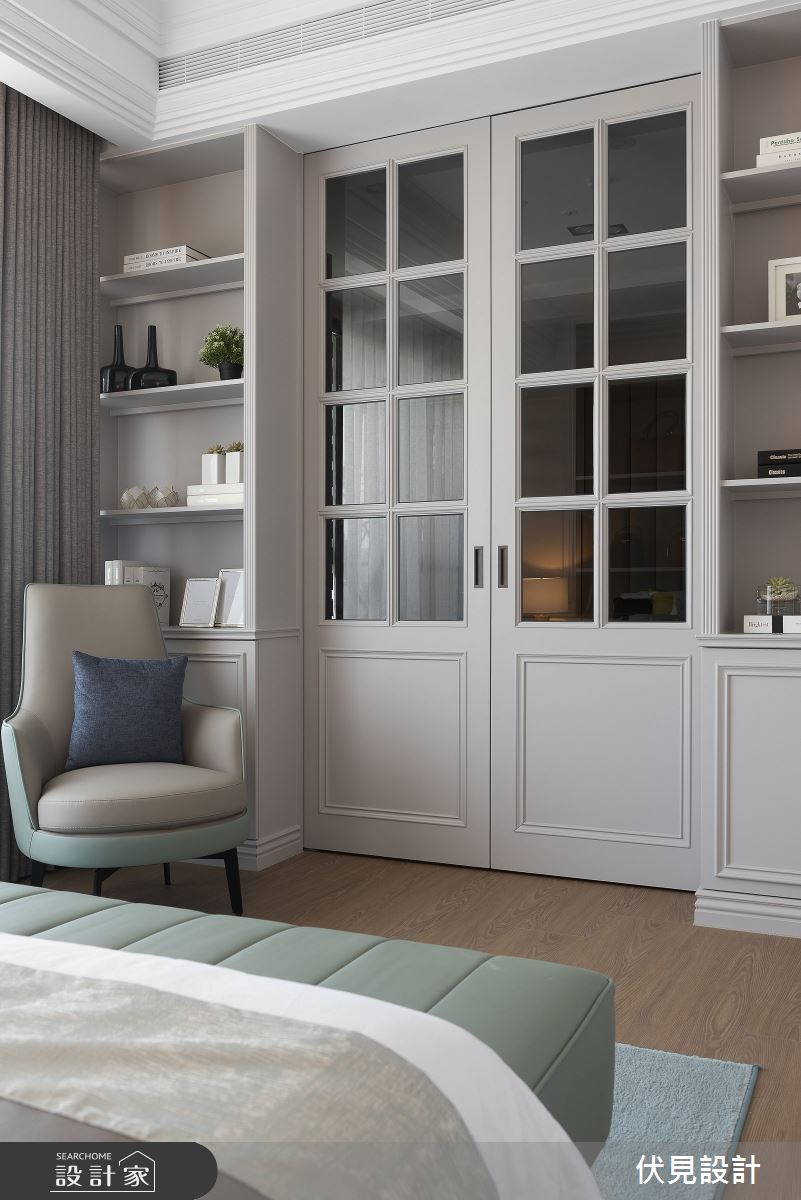 68坪新成屋(5年以下)＿美式風臥室案例圖片＿伏見設計事業有限公司＿伏見_三本千晴_A之13
