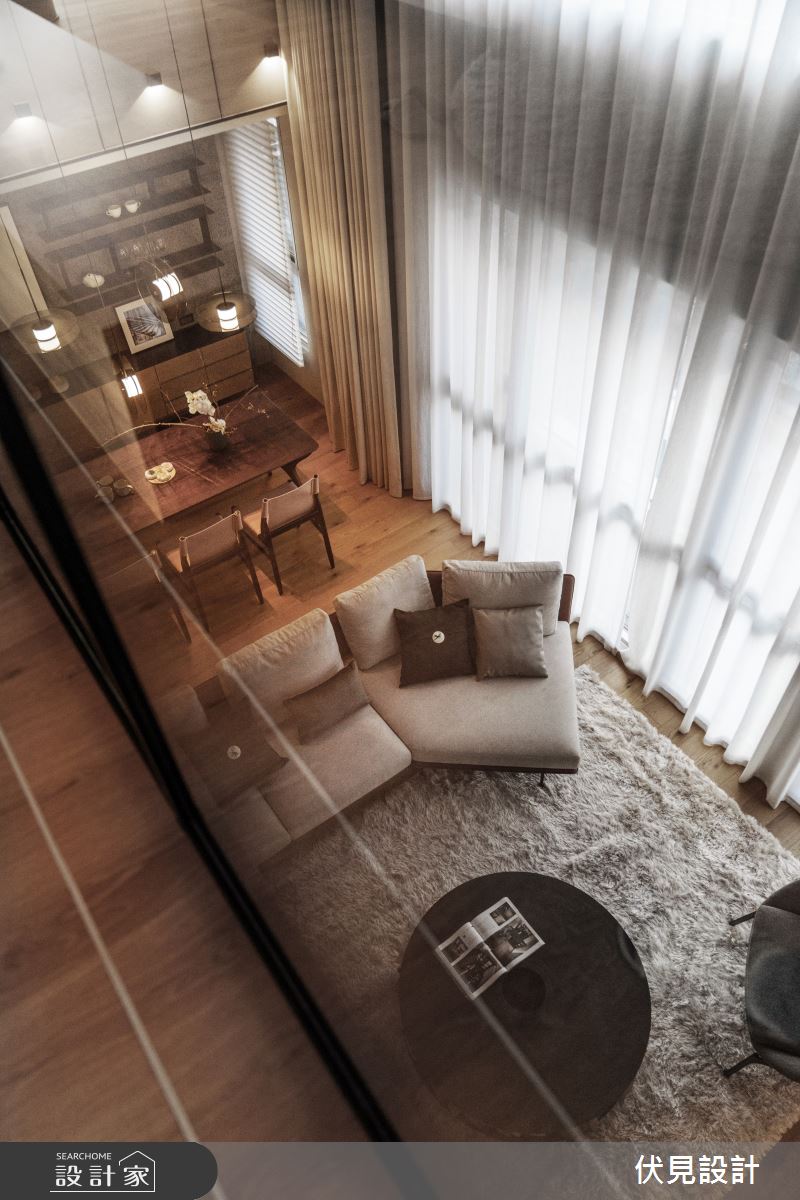 100坪新成屋(5年以下)＿現代風客廳案例圖片＿伏見設計事業有限公司＿伏見_三本千晴_B之18