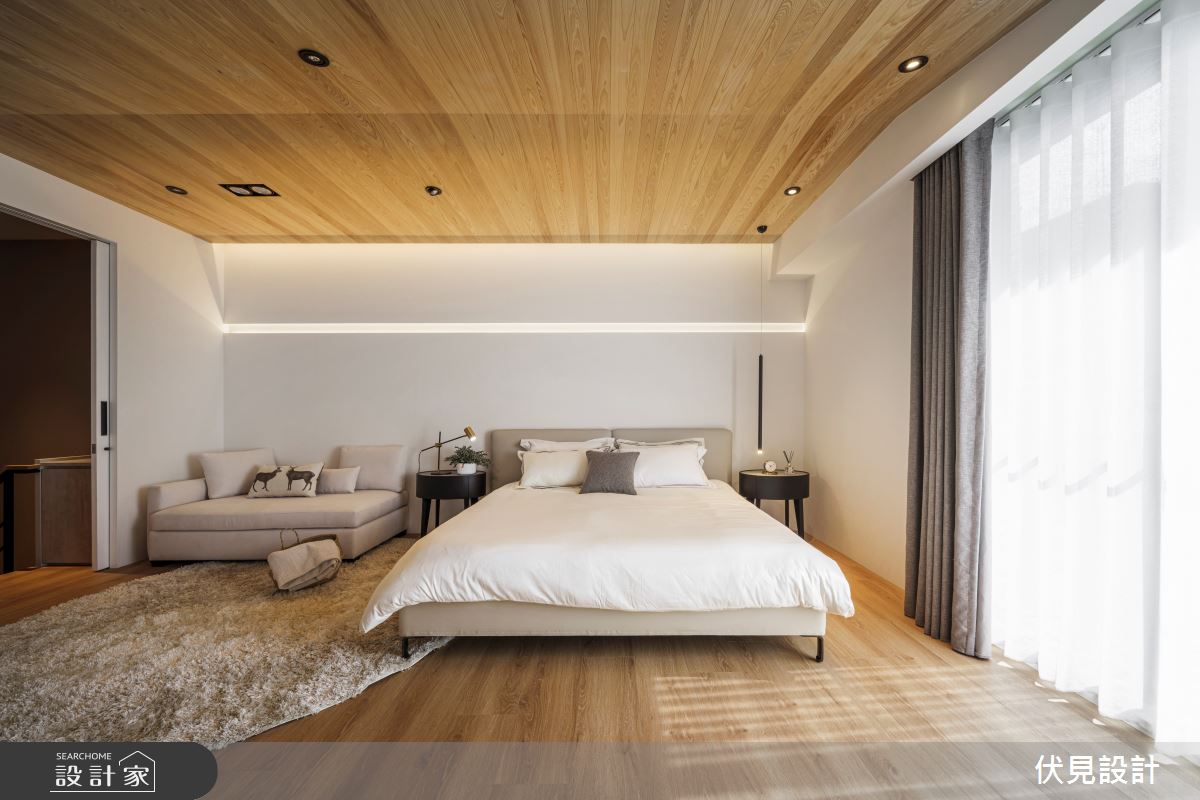 100坪新成屋(5年以下)＿現代風臥室案例圖片＿伏見設計事業有限公司＿伏見_三本千晴_B之20
