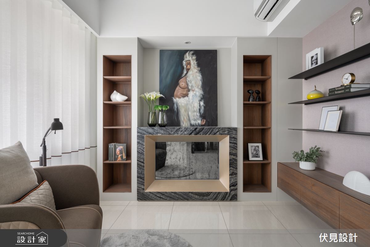 41坪新成屋(5年以下)＿混搭風書房案例圖片＿伏見設計事業有限公司＿伏見_印象綠裔之2