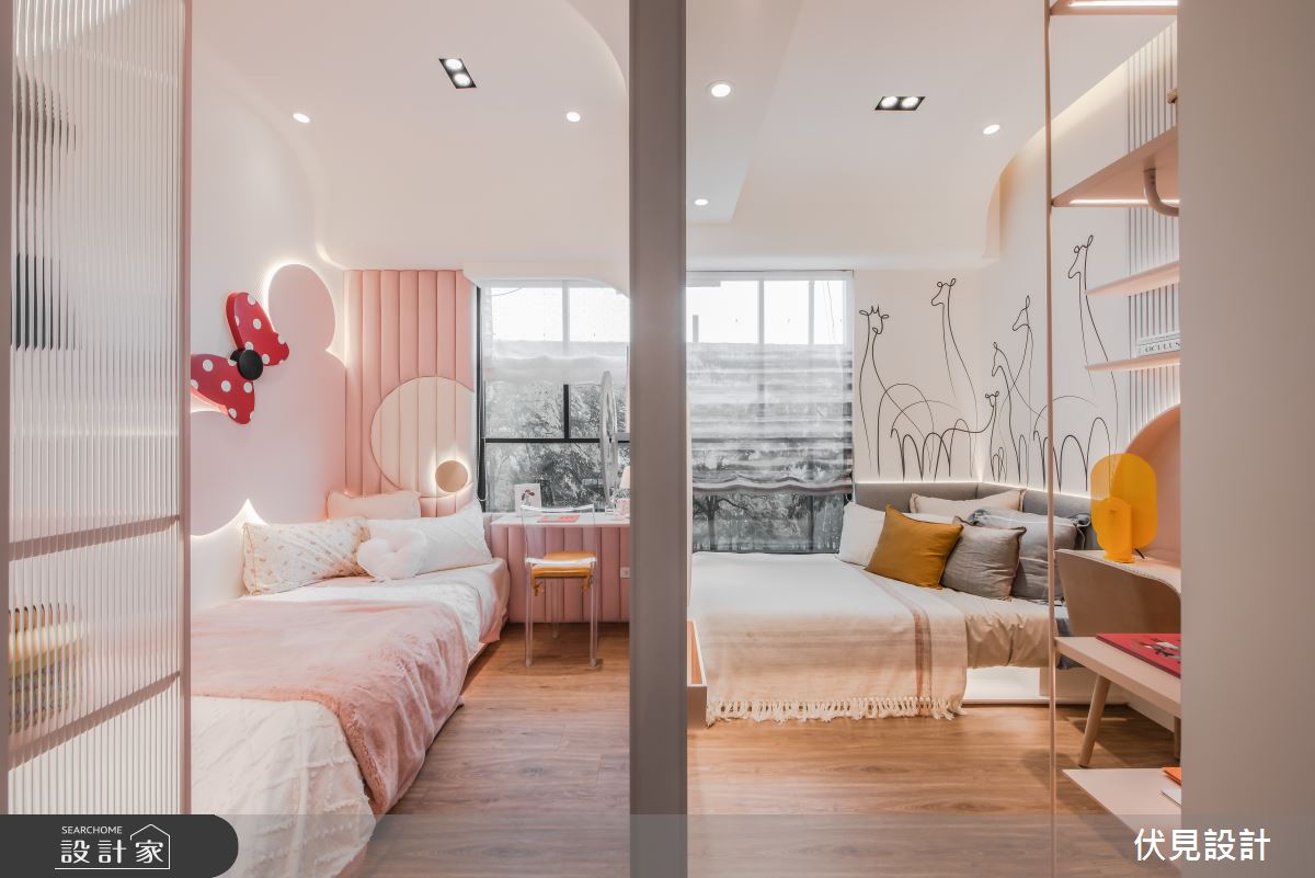 30坪新成屋(5年以下)＿現代風臥室案例圖片＿伏見設計事業有限公司＿伏見_江南STAR之10