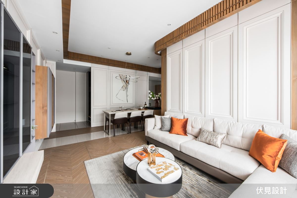 新成屋(5年以下)＿混搭風客廳案例圖片＿伏見設計事業有限公司＿伏見_宏國央北之4