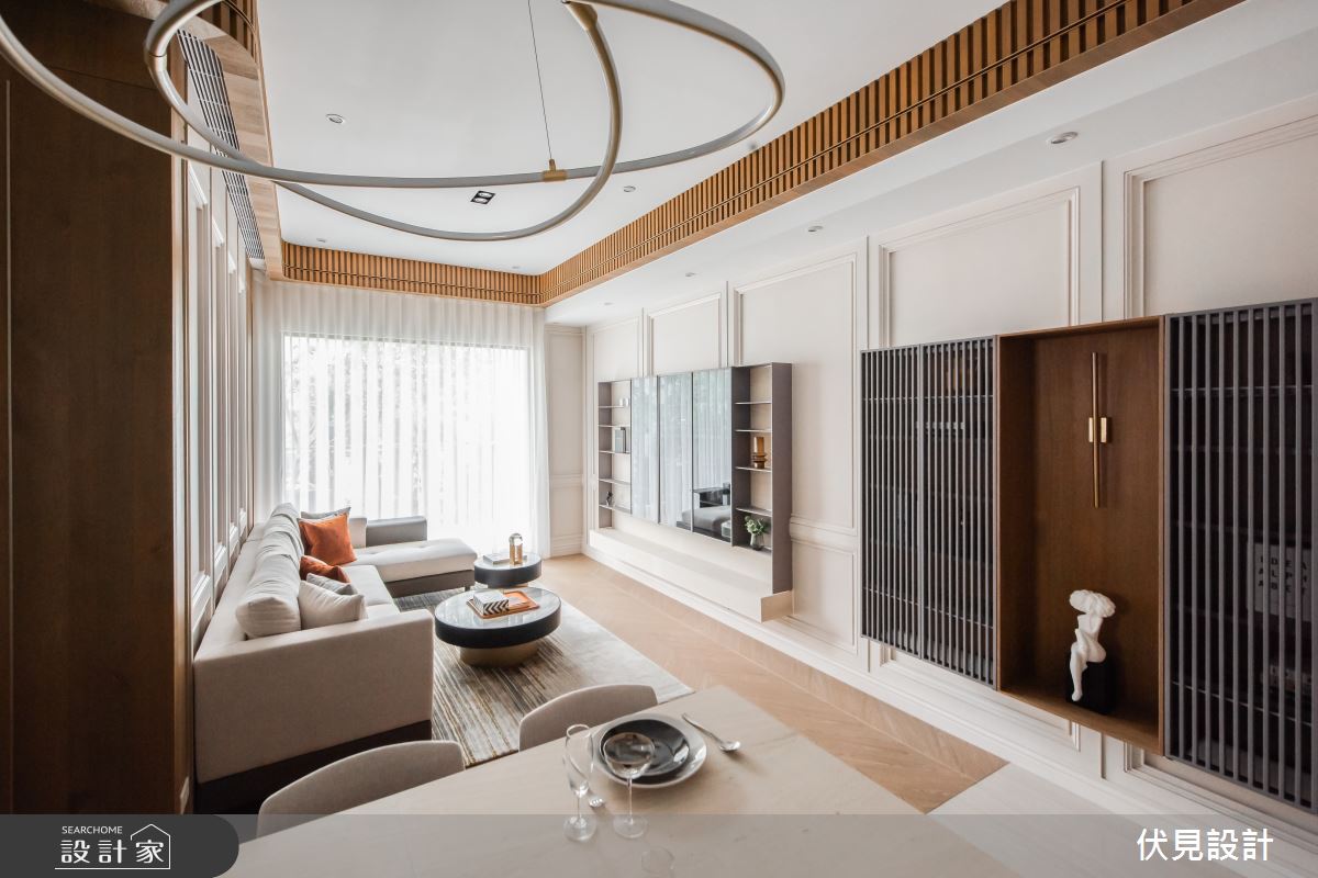 新成屋(5年以下)＿混搭風客廳案例圖片＿伏見設計事業有限公司＿伏見_宏國央北之7