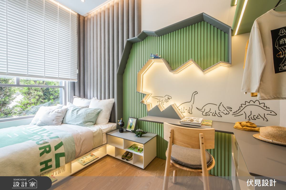 新成屋(5年以下)＿混搭風兒童房兒童房案例圖片＿伏見設計事業有限公司＿伏見_宏國央北之18