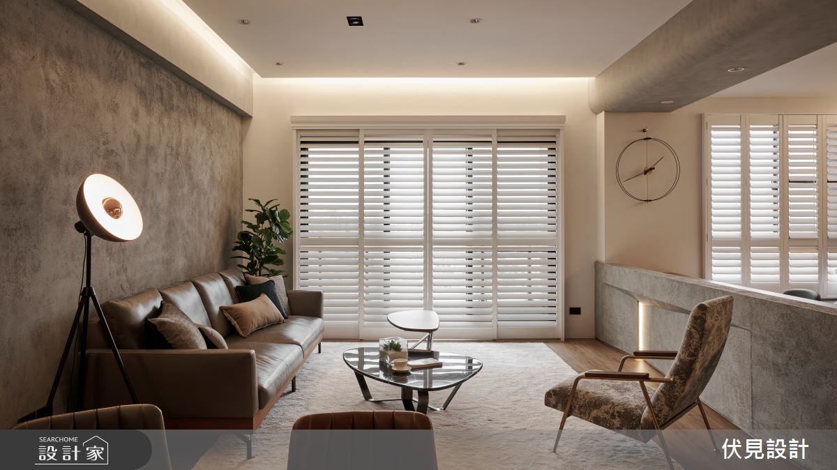 64坪新成屋(5年以下)＿混搭風客廳案例圖片＿伏見設計事業有限公司＿伏見_上品硯之12