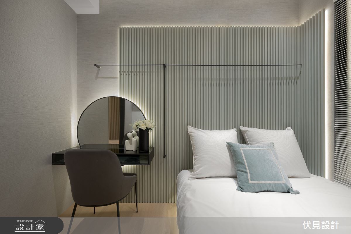 37坪預售屋＿混搭風臥室案例圖片＿伏見設計事業有限公司＿伏見_立軒天頤_2之6