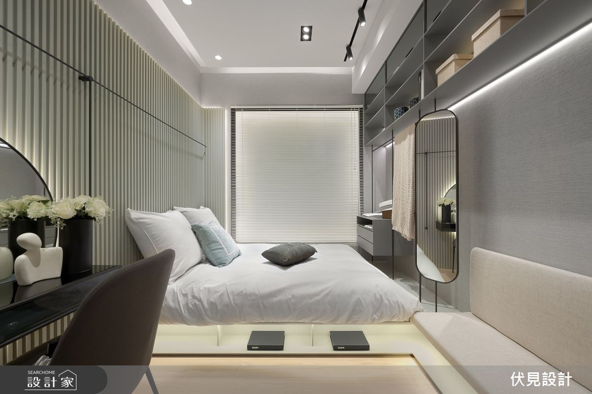 37坪預售屋＿混搭風臥室案例圖片＿伏見設計事業有限公司＿伏見_立軒天頤_2之7