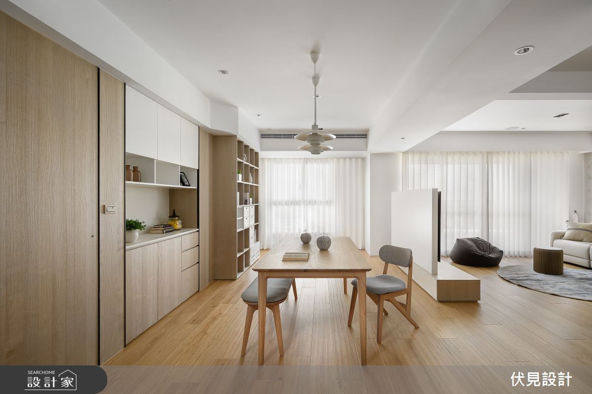 65坪新成屋(5年以下)＿混搭風客廳餐廳案例圖片＿伏見設計事業有限公司＿伏見_紀凡希之7