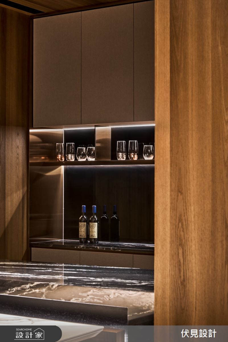 110坪新成屋(5年以下)＿現代人文風餐廳吧檯案例圖片＿伏見設計事業有限公司＿伏見_微山丘之13