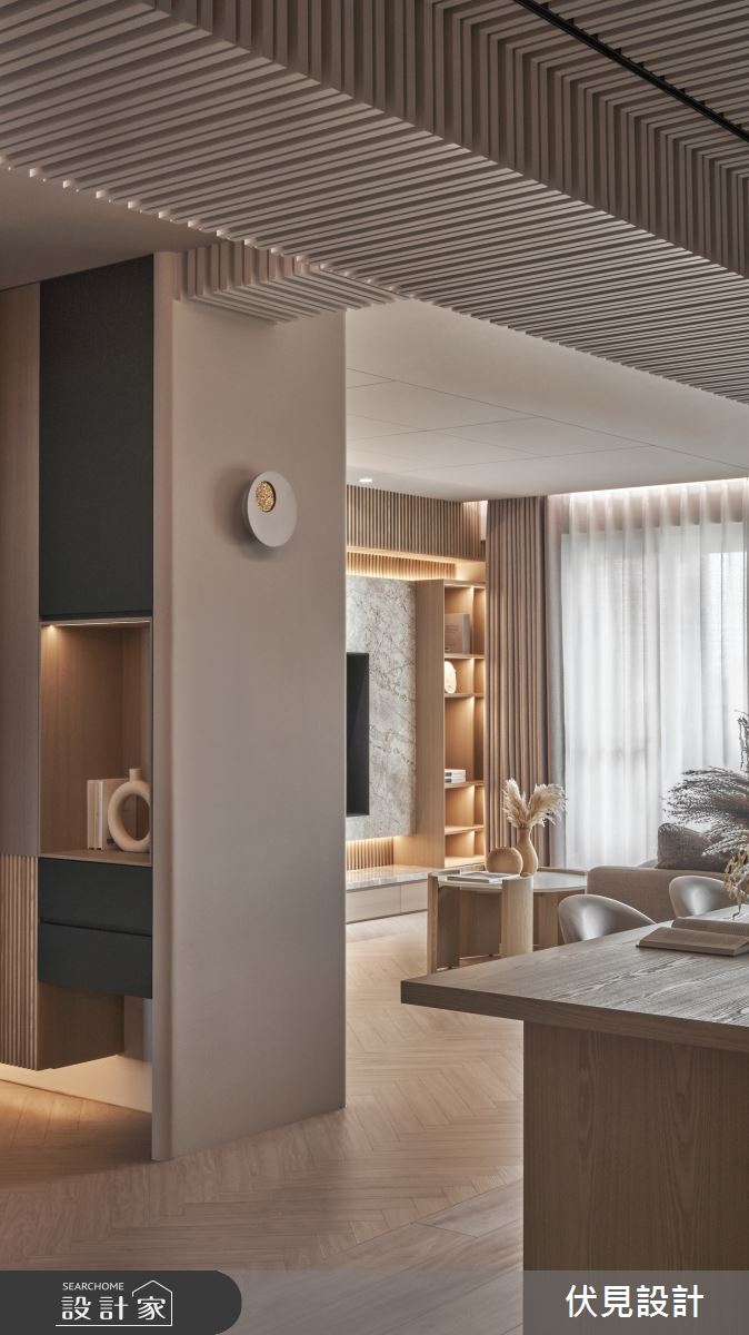 41坪中古屋(5~15年)＿現代人文風客廳案例圖片＿伏見設計事業有限公司＿伏見_白朗峰之3