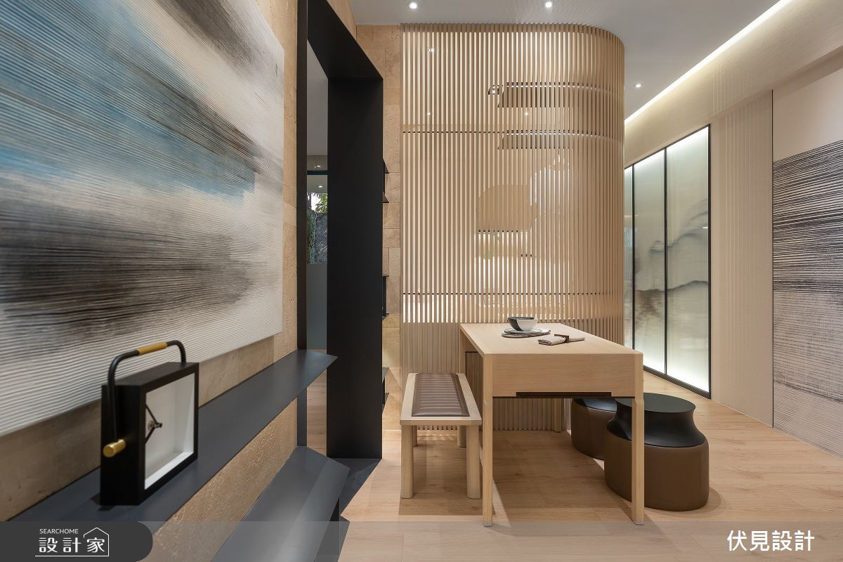 25坪新成屋(5年以下)＿混搭風客廳餐廳案例圖片＿伏見設計事業有限公司＿伏見_仁仁河之4