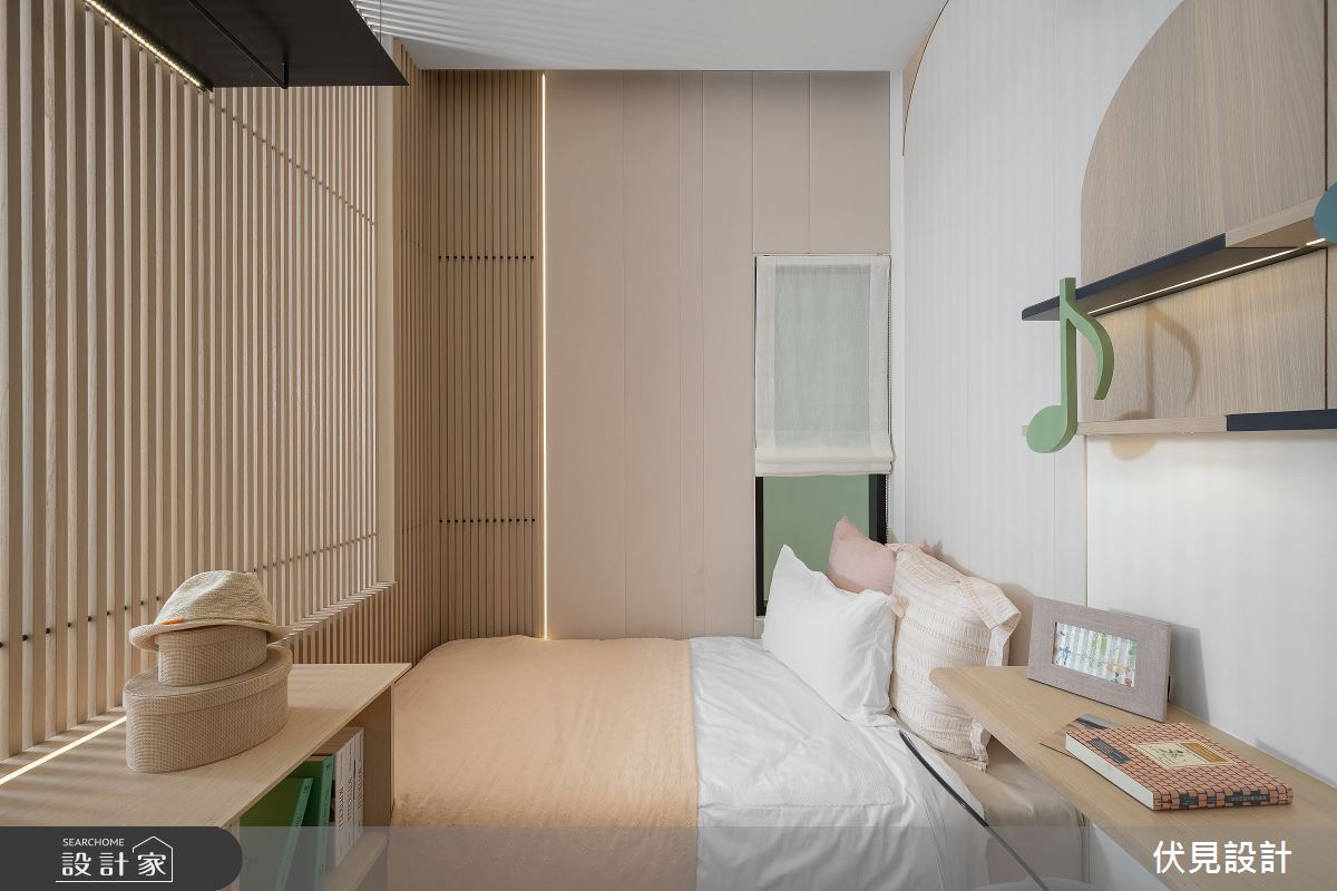 25坪新成屋(5年以下)＿混搭風臥室案例圖片＿伏見設計事業有限公司＿伏見_仁仁河之9