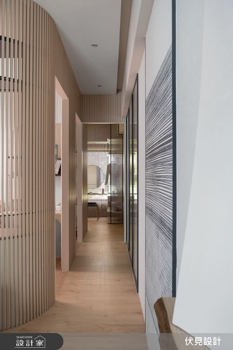 25坪新成屋(5年以下)＿混搭風走廊案例圖片＿伏見設計事業有限公司＿伏見_仁仁河之8