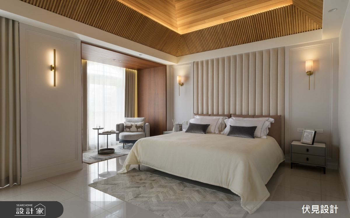 老屋(16~30年)＿現代美式風臥室案例圖片＿伏見設計事業有限公司＿伏見_香柏木建構 Villa之20