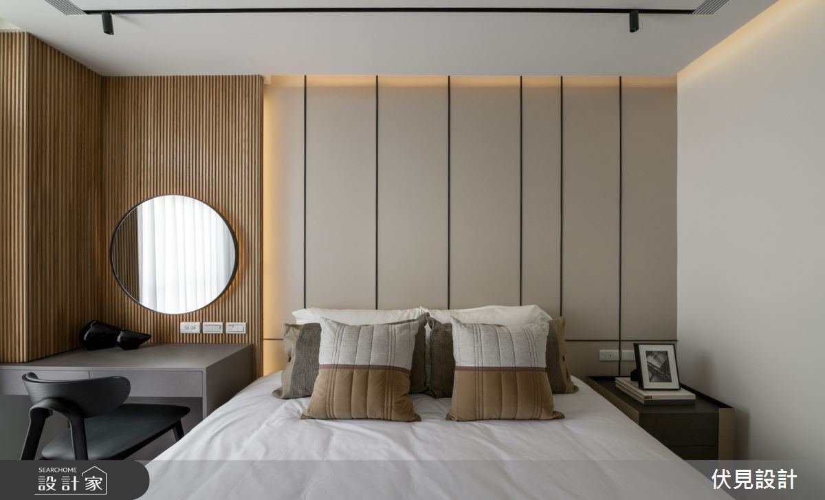 老屋(16~30年)＿現代美式風臥室案例圖片＿伏見設計事業有限公司＿伏見_香柏木建構 Villa之25