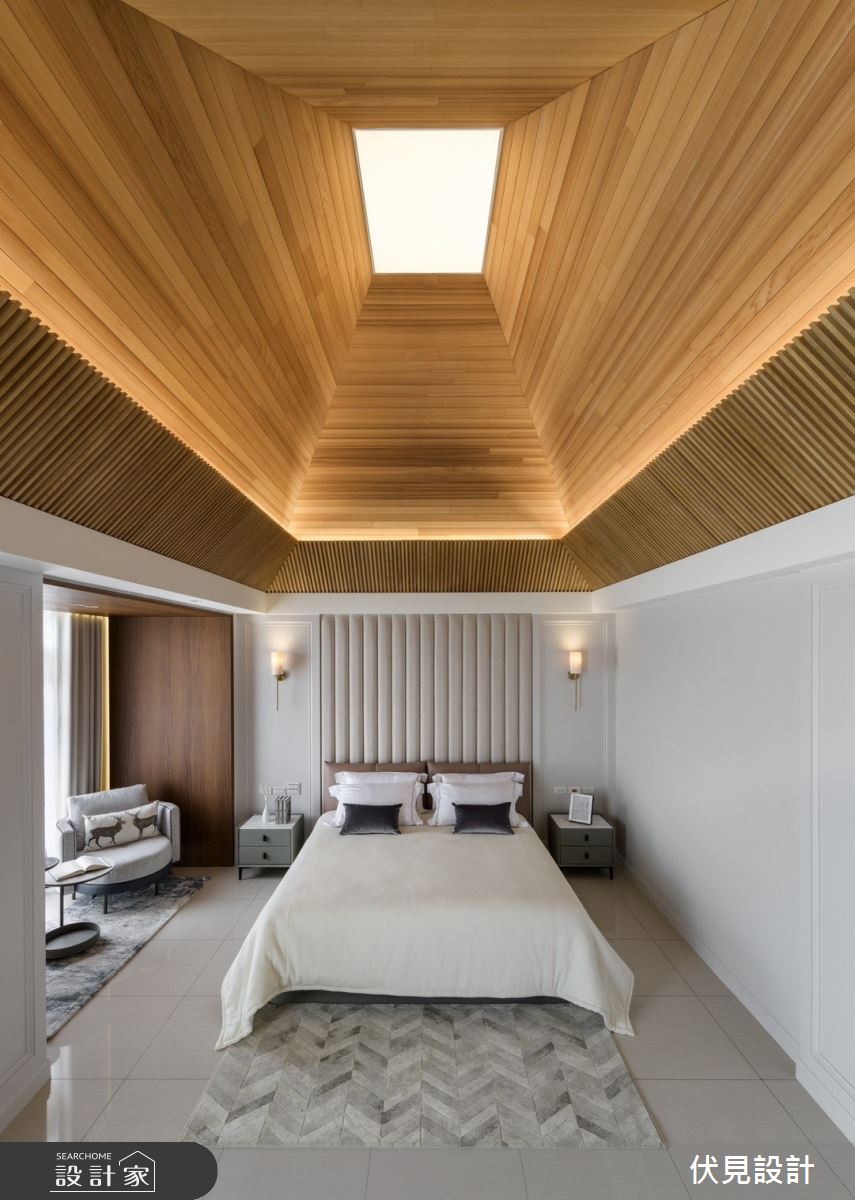 老屋(16~30年)＿現代美式風臥室案例圖片＿伏見設計事業有限公司＿伏見_香柏木建構 Villa之22