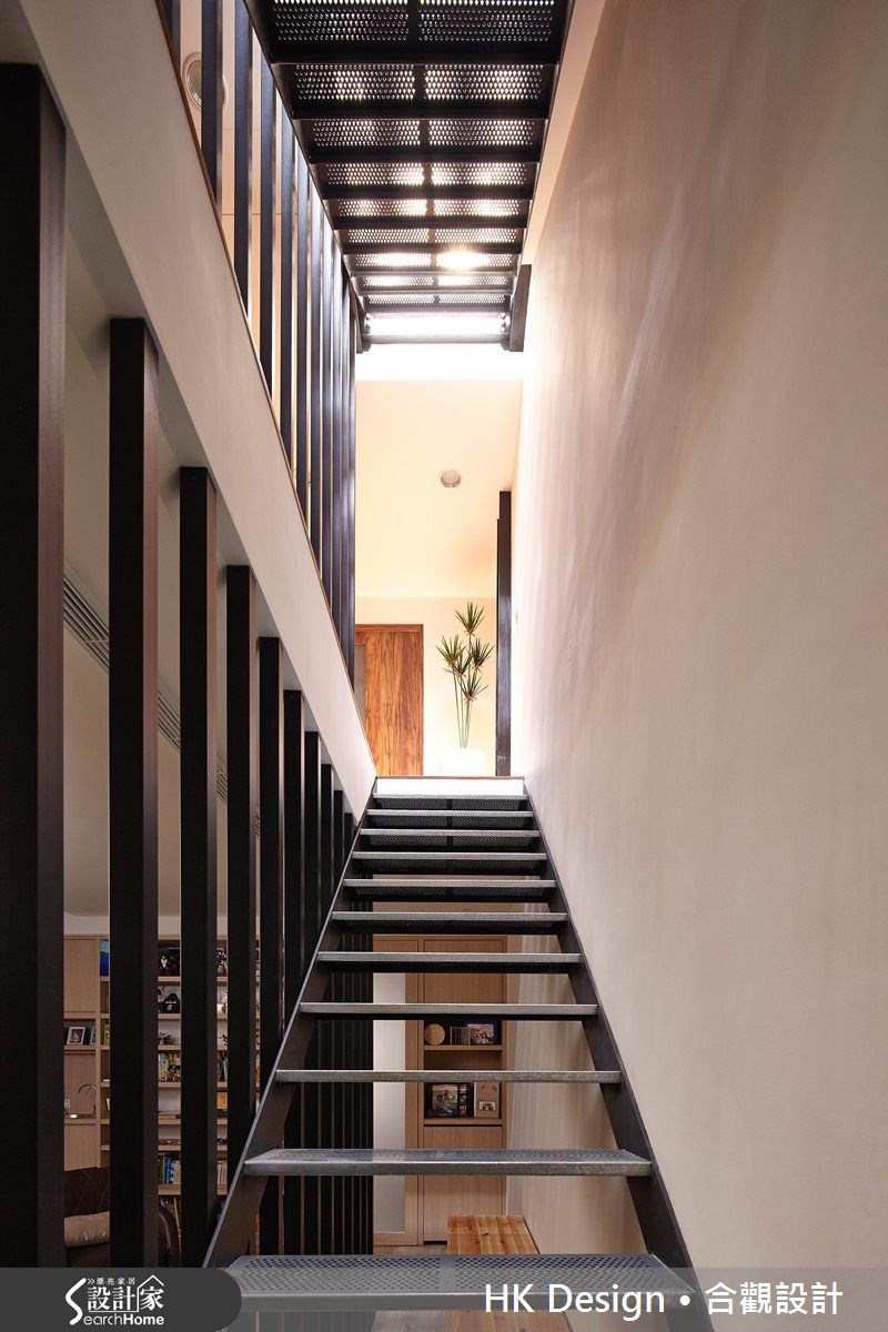 100坪老屋(16~30年)＿混搭風樓梯案例圖片＿合觀室內裝修工程股份有限公司＿合觀_01之25