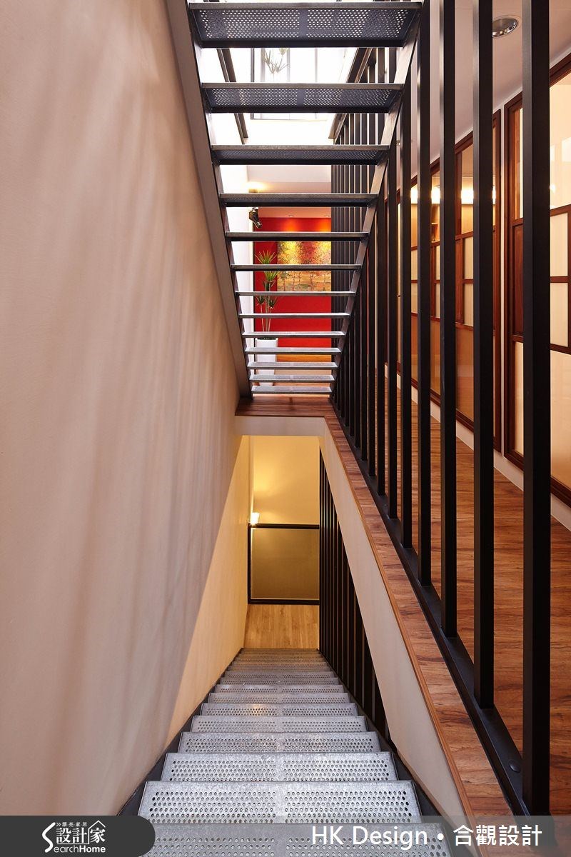 100坪老屋(16~30年)＿混搭風樓梯案例圖片＿合觀室內裝修工程股份有限公司＿合觀_01之29